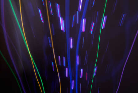 Abstract colorful glowing Impulse light backgroundの写真素材