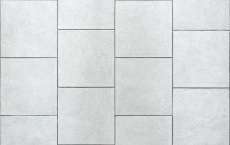 White ceramic tiles pattern wall or floor texture backgroundの写真素材