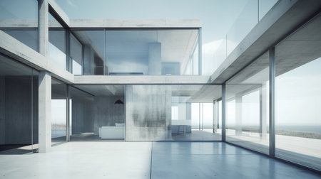 Daytime modern buildingの素材