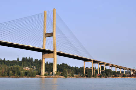 Alex Fraser Bridgeの写真素材