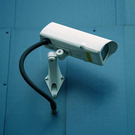Closed circuit television security camera in London, England