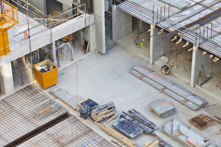 Construction site in Auckland city, New Zealandの写真素材