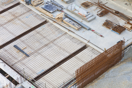 Construction site in Auckland city, New Zealandの写真素材