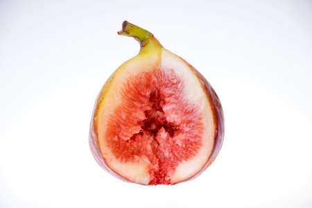 fresh and delicious fruit isolated on white backgroundの写真素材