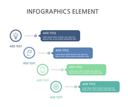 Presentation business infographics template. Vector illustration.のイラスト素材