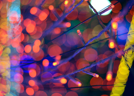 Winter holiday garland
