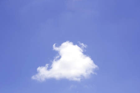 clouds in the blue skyの写真素材