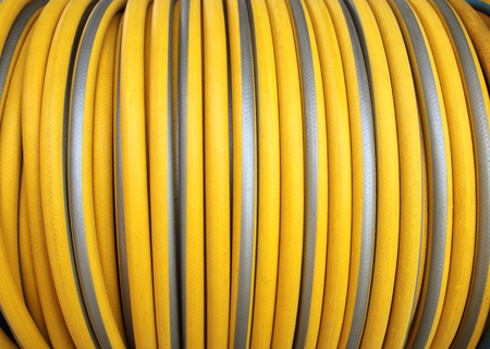 Coiled hose in Agricultureの写真素材