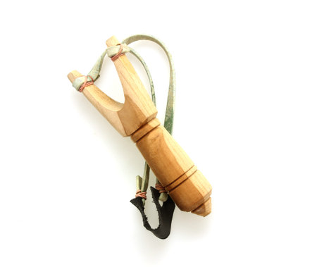 Catapult on white background texture