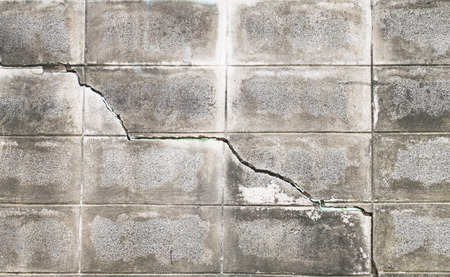 broken wallの写真素材