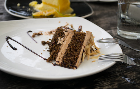 chocolate cakeの写真素材