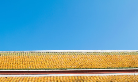 temple roofの写真素材