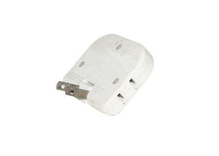 white plug