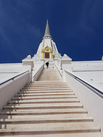 Thai pagoda templeの写真素材
