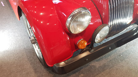 ancient private car front light