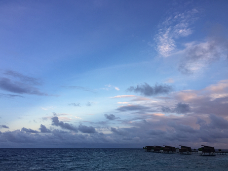 Early Morning at Maldivesの写真素材