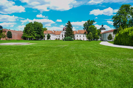The  Royal Palace in Godollo, Hungary.のeditorial素材
