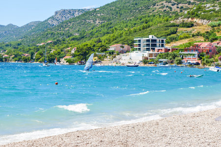 The Kuciste beach. Peljesac peninsula, Croatia.