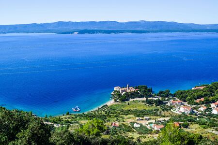 Dominican monastery, Bol, Brac island, Croatia.の写真素材