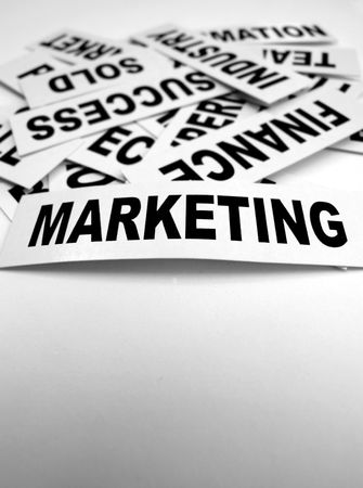 Close up of business new headlinesの写真素材