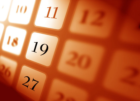 Colse up of calendar,2D digital art