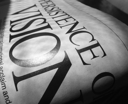 Close up of old book