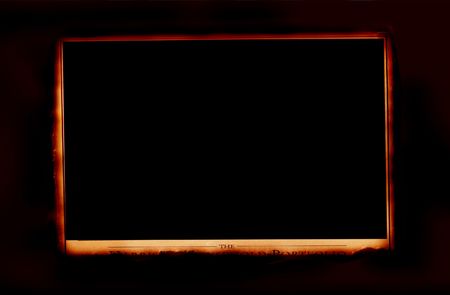 Abstract border with newspaper textの写真素材