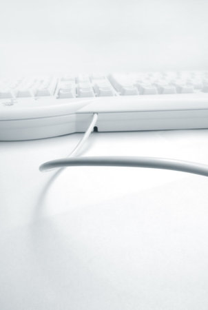 Close up of computer keyboardの写真素材