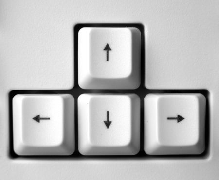 Close up of computer keyboardの写真素材