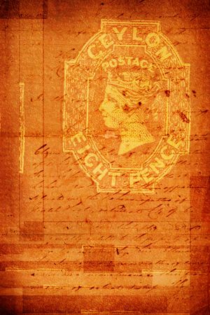 Old paper for backgroundの写真素材