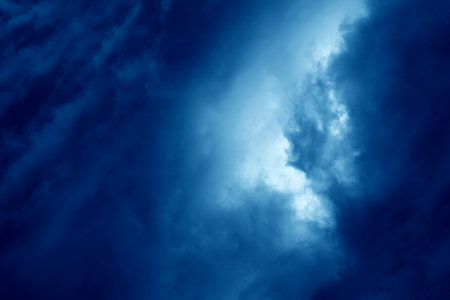 Close up of rainy  clouds for background