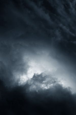Close up of rainy  clouds for backgroundの写真素材