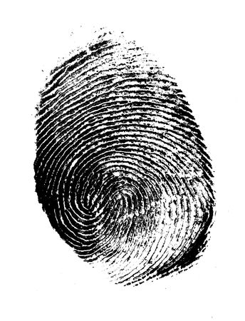 Close of thumb print for backgroundの写真素材