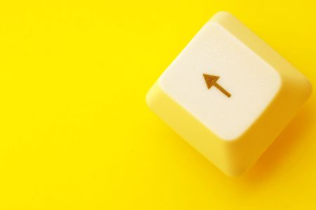 Close up of computer keysの写真素材