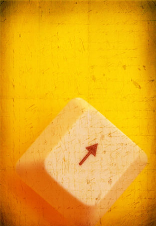 Close up of computer key