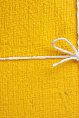 Close up of handmade gift boxの写真素材