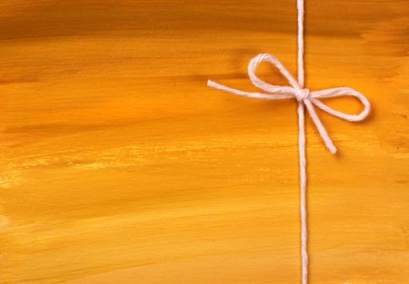 Close up of handmade gift boxの写真素材