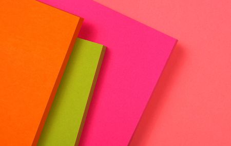  color note papersの写真素材