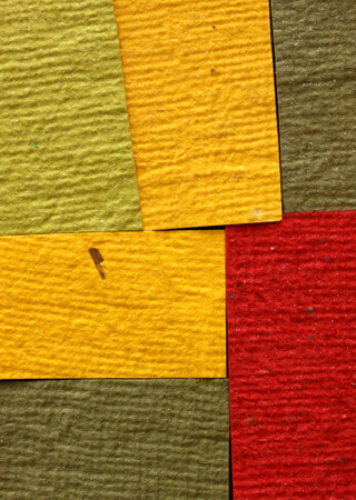 Handmade color papers for background