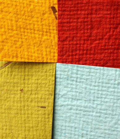 Handmade color papers for backgroundの写真素材