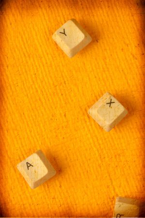 Close up of Computer keys on paperの写真素材