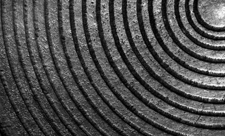 Close up of Textured  metalの写真素材