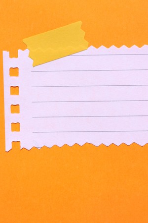 Close up of note paper for backgroundの写真素材