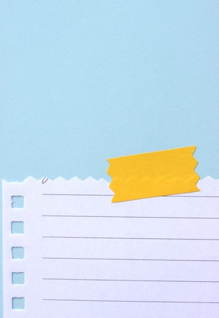 Close up of note paper for backgroundの写真素材