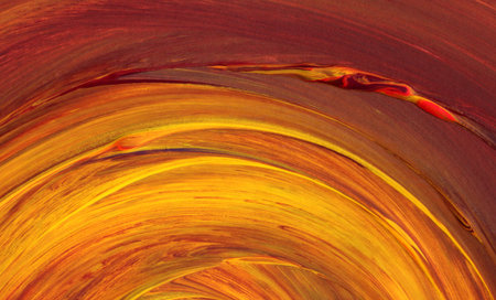 Close up of abstract hand painted artの写真素材