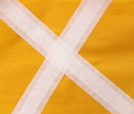 Masking tape with paper for backgroundの写真素材