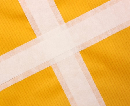 Masking tape with paper for backgroundの写真素材