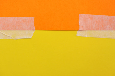 Masking tape with paper for backgroundの写真素材