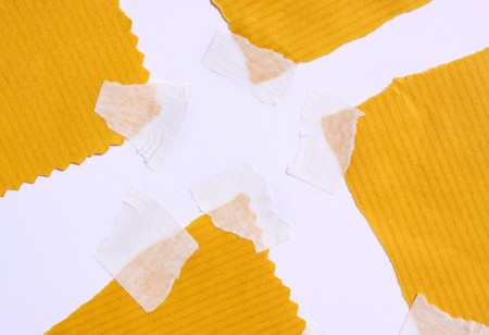 Close up of note papers for background の写真素材