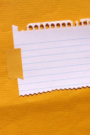 Close up of note paper for background の写真素材